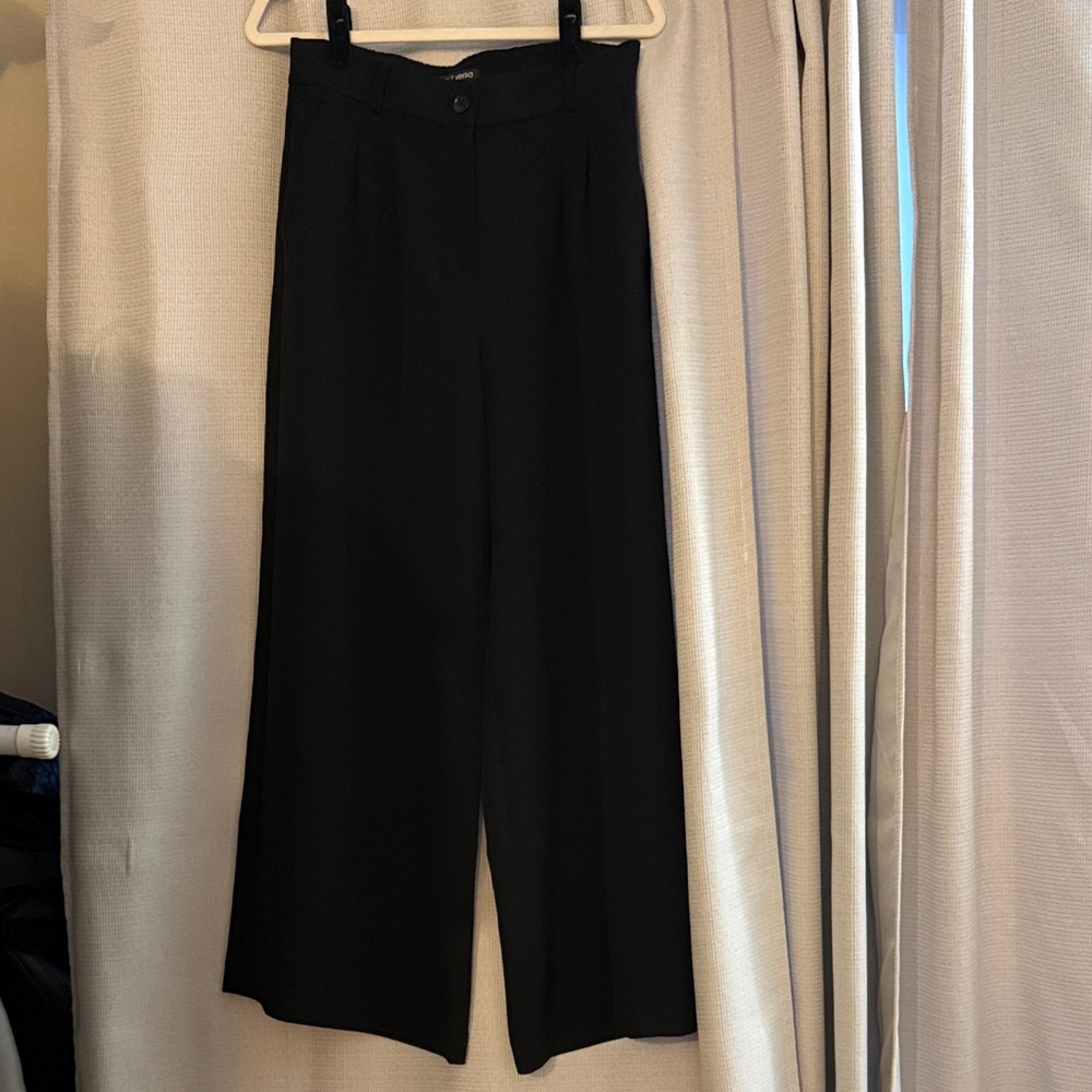 LOFT Versa Black Wide Leg Pants